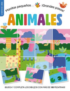 portada Manitas pequeñas... ¡Grandes pasos! Animales (in Spanish)