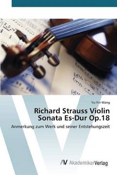 portada Richard Strauss Violin Sonata Es-Dur Op.18