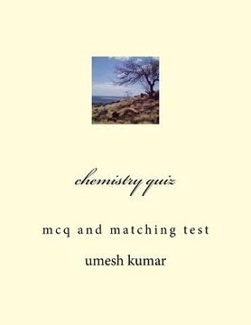 portada chemistry quiz: mcq and matching test