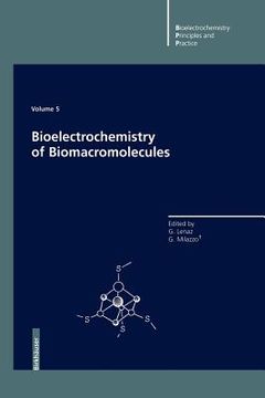 portada bioelectrochemistry of biomacromolecules (en Inglés)