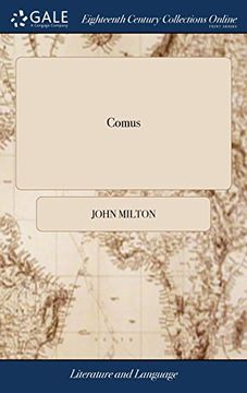 portada Comus: A Masque. From Milton. With Alterations and Additions. Particularly, Several Songs by mr. Tenducci. As it is Perform'd at the Theatre in Smock-Alley (en Inglés)