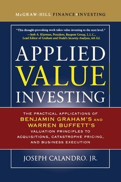 portada Applied Value Investing (Pb) (en Inglés)