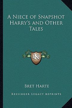 portada a niece of snapshot harry's and other tales (en Inglés)