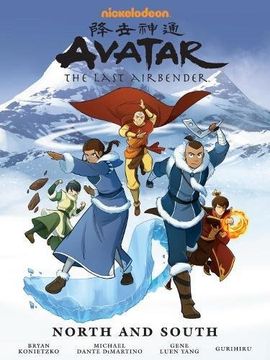 portada Avatar: The Last Airbender--North and South Library Edition (en Inglés)