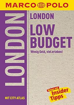 portada Marco Polo Reiseführer Lowbudget London: Wenig Geld, Viel Erleben! (Marco Polo Lowbudget) (en Alemán)