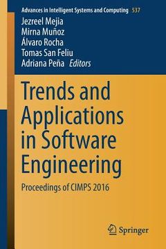 portada Trends and Applications in Software Engineering: Proceedings of Cimps 2016 (en Inglés)