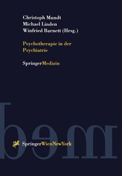 portada Psychotherapie in Der Psychiatrie (en Alemán)
