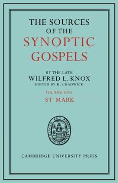 portada The Sources of the Synoptic Gospels: Volume 1, st Mark (in English)