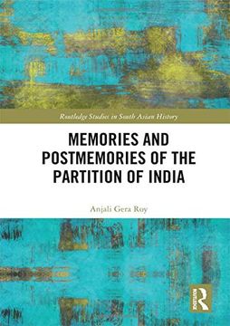 portada Memories and Postmemories of the Partition of India (in English)