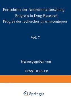 portada Fortschritte Der Arzneimittelforschung / Progress in Drug Research / Progrès Des Recherches Pharmaceutiques (en Inglés)