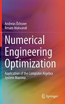 portada Numerical Engineering Optimization: Application of the Computer Algebra System Maxima (en Inglés)