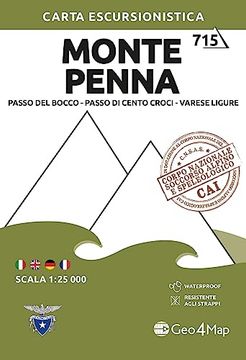 portada C. E. N. 715 Monte Penna (Passo del Boccopasso di Cento Crocivarese Ligure) (en Italiano)