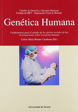 portada Genetica humana: Fundamentos para el estudio de los efectos sociales derivados de los avances en genetica humana  : monografias (Spanish Edition)
