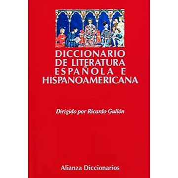 portada Diccionario de literatura española e hispanoamericana