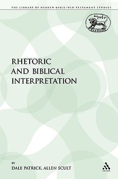 portada rhetoric and biblical interpretation (en Inglés)