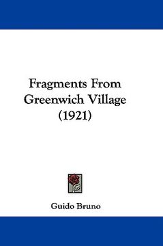 portada fragments from greenwich village (1921) (en Inglés)