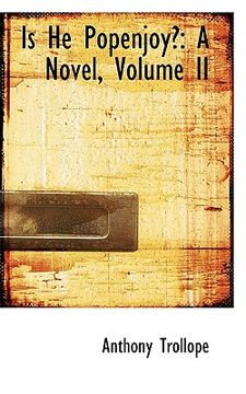 portada is he popenjoy?: a novel, volume ii (en Inglés)