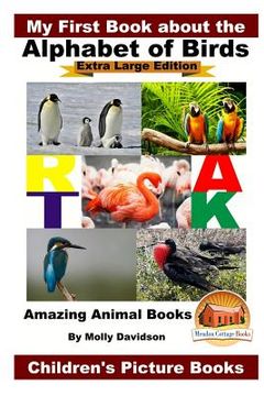 portada My First Book about the Alphabet of Birds - Extra Large Edition - Amazing Animal Books - Children's Picture Books (en Inglés)