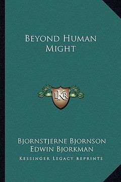 portada beyond human might (en Inglés)