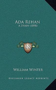 portada ada rehan: a study (1898) (in English)