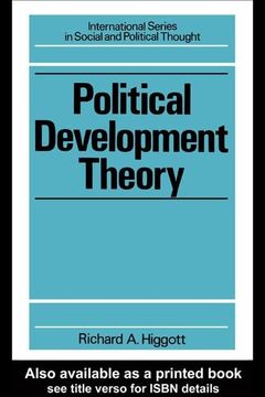 portada Political Development Theory: The Contemporary Debate (en Inglés)