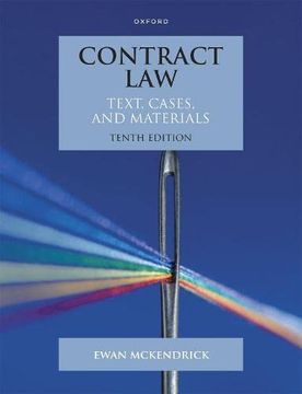 portada Contract Law: Text, Cases and Materials (in English)