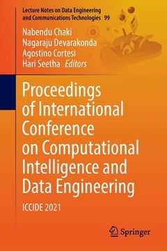 portada Proceedings of International Conference on Computational Intelligence and Data Engineering: Iccide 2021