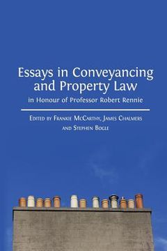 portada Essays in Conveyancing and Property Law in Honour of Professor Robert Rennie (in English)