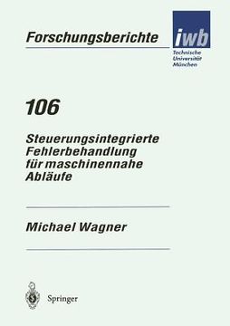 portada steuerungsintegrierte fehlerbehandlung bei maschinennahe ablaufen (in German)