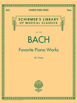 portada Bach Favorite Piano Works: Schirmer Library of Classics Volume 2100 (in English)