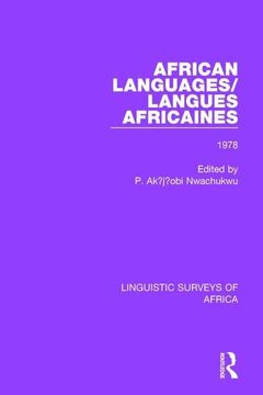 portada African Languages/Langues Africaines: Volume 4 1978 (en Inglés)