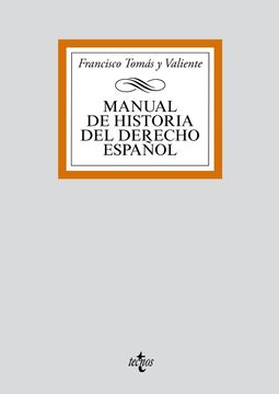 portada Manual de Historia del Derecho Español