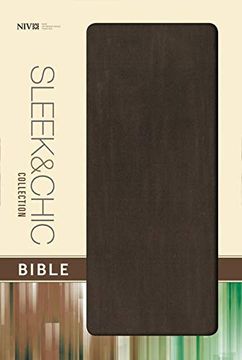 portada Niv, Sleek and Chic Collection Bible, Fabric Softcover, Brown Fabric, red Letter Edition 