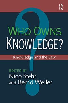 portada Who Owns Knowledge?: Knowledge and the Law (en Inglés)