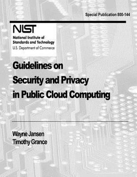 portada Guidelines on Security and Privacy in Public Cloud Computing (en Inglés)