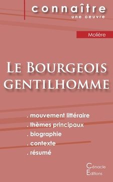 portada Fiche de lecture Le Bourgeois gentilhomme de Molière (Analyse littéraire de référence et résumé complet) (en Francés)