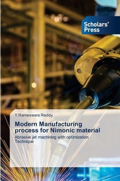 portada Modern Manufacturing process for Nimonic material (en Inglés)