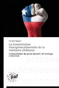 portada La Transmission Intergenerationnelle de La Memoire Chilienne