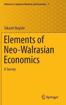 portada Elements of Neo-Walrasian Economics: A Survey (in English)