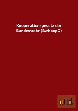 portada Kooperationsgesetz Der Bundeswehr (Bwkoopg) (German Edition)