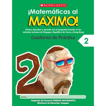 portada Matematicas al Maximo Cuaderno de Practica 2