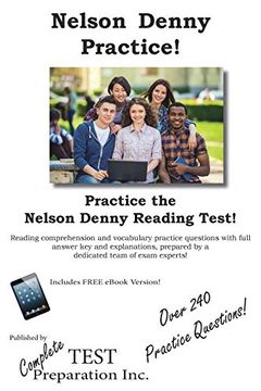portada Nelson Denny Practice!: Nelson Denny Practice Test Questions