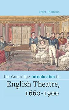 portada The Cambridge Introduction to English Theatre, 1660-1900 Hardback (Cambridge Introductions to Literature) 