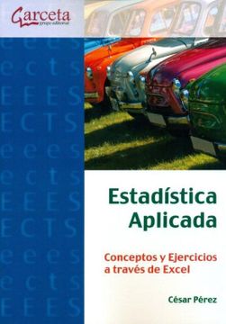 portada Estadistica Aplicada: Conceptos y Ejercicios a Través de Excel (in Spanish)