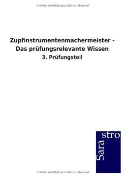 portada Zupfinstrumentenmachermeister - Das prüfungsrelevante Wissen (German Edition)