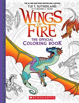 portada Official Wings of Fire Coloring Book (en Inglés)