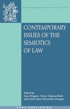 portada contemporary issues of the semiotics of law (en Inglés)