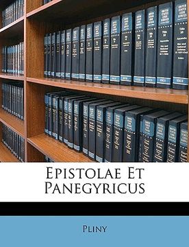 portada Epistolae Et Panegyricus (en Latin)