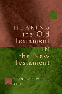 portada hearing the old testament in the new testament (en Inglés)