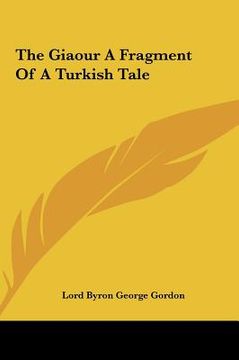 portada the giaour a fragment of a turkish tale (in English)